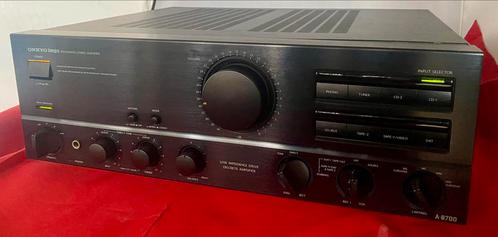 ONKYO A-8700 High End versterker -105watt - 1991 - 14kg!, TV, Hi-fi & Vidéo, Amplificateurs & Ampli-syntoniseurs, Comme neuf, Stéréo