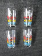 Lot van 4 stuks Drinkglazen VELE reklame  ROMAN, Enlèvement ou Envoi, Comme neuf, Verre ou Verres, Autres marques