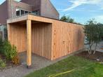Maatwerk Douglas houten bijgebouw met overkapping., Verzenden, Nieuw