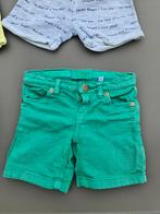 groene korte jeans broek, Limon, 98, Ophalen of Verzenden, Zo goed als nieuw, Broek