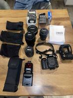 Nikon D600 + 4 lenzen + accessoires, Audio, Tv en Foto, Fotocamera's Digitaal, Spiegelreflex, Ophalen of Verzenden, Zo goed als nieuw