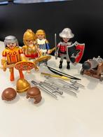 Playmobil - 4 ridders met kanon, Ophalen, Gebruikt, Los Playmobil