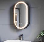 Ovale spiegelkast badkamerspiegel, Enlèvement, Comme neuf, Armoire à miroir