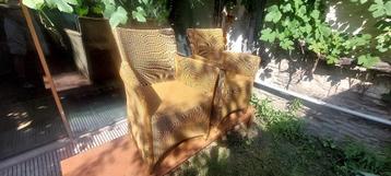2 chaises Lloyd Loom en parfait état, Enlèvement ou Envoi, Lloyd Loom, Comme neuf, Autres matériaux