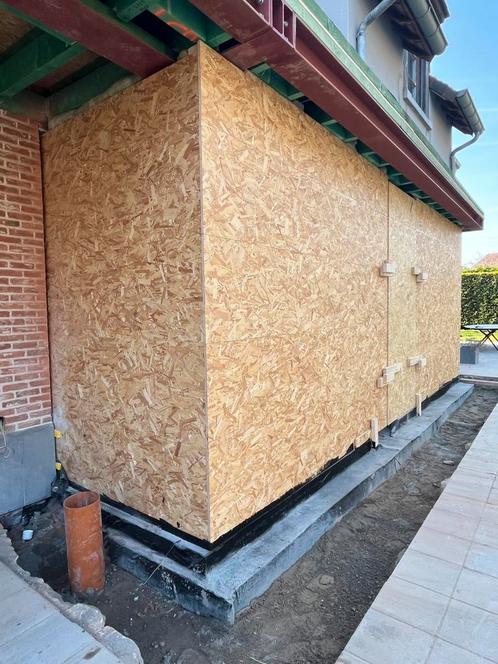 Panelen osb met tand en groef, Doe-het-zelf en Bouw, Platen en Panelen, Zo goed als nieuw, Ophalen