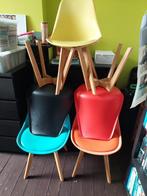 7 stoelen, Gebruikt, Blauw, Vijf, Zes of meer stoelen, Ophalen