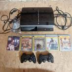 Ps3 + 2 controllers en games, Games en Spelcomputers, Ophalen, Zo goed als nieuw