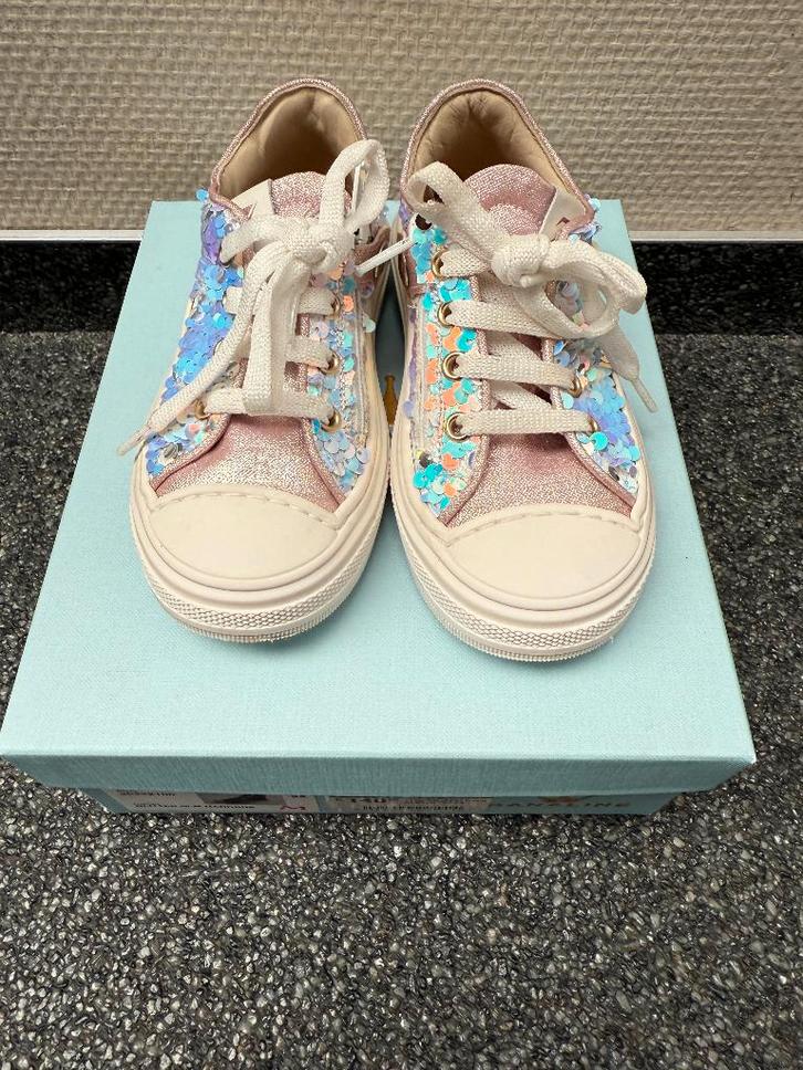 Zecchino d'oro meisjes schoenen maat 27 met roze pailletten., Kinderen en Baby's, Kinderkleding | Schoenen en Sokken, Nieuw, Schoenen