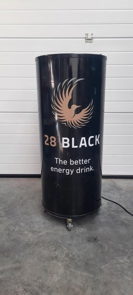 Réfrigérateur noir Round 28 sur roulettes, Electroménager, Réfrigérateurs & Frigos, Enlèvement