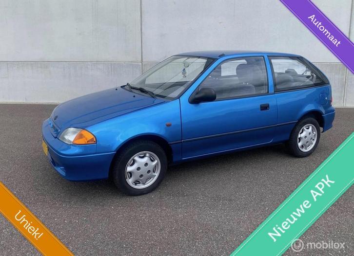Suzuki Swift 1.0 GLS AUTOMAAT 3-DEURS APK 02/11/2026, Auto's, Suzuki, Te koop, Swift, Metaalkleur, Benzine, Euro 2, Stadsauto