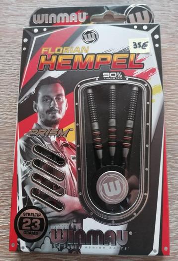 Winmau Florian Hempel 90% 23 grammes., Enlèvement ou Envoi, Comme neuf, Fléchettes