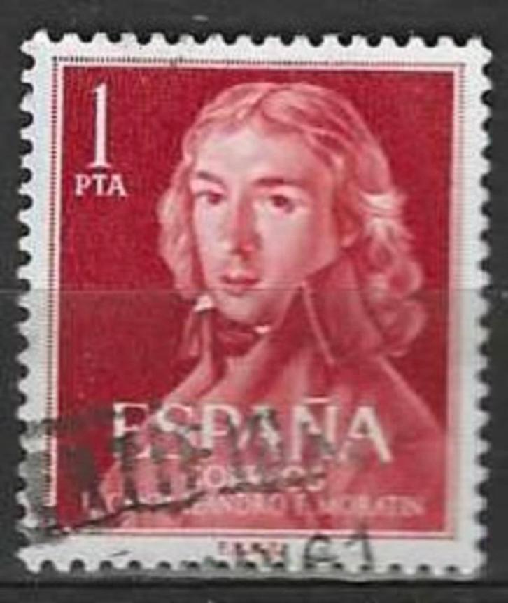 Spanje 1961 - Yvert 1005 - Leandro Fernandez de Moratin (ST), Postzegels en Munten, Postzegels | Europa | Spanje, Gestempeld, Verzenden