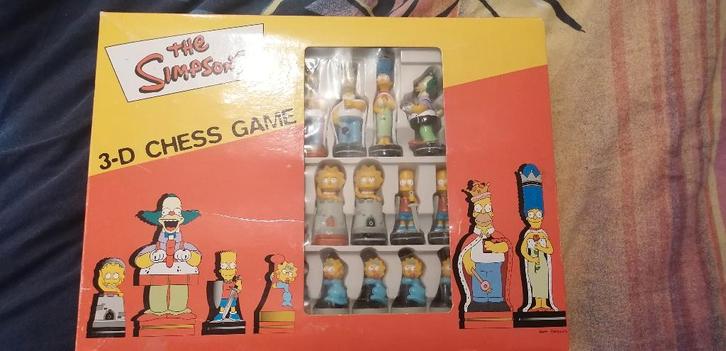 3D chess game les simpsons, Collections, Statues & Figurines, Neuf, Humain, Enlèvement