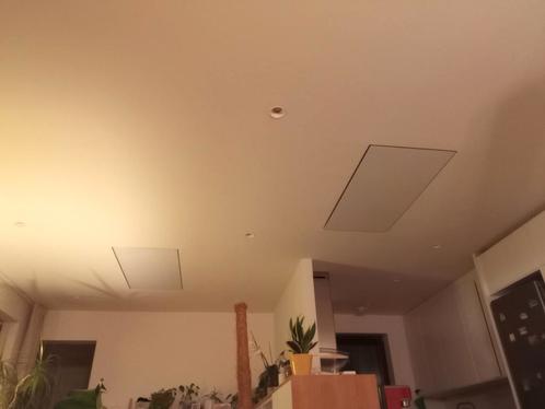 Infraroodpanelen Inoovi 1500W met thermostaat Salus, Doe-het-zelf en Bouw, Verwarming en Radiatoren, Zo goed als nieuw, Thermostaat