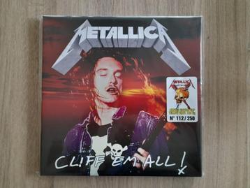 Metallica Cliff 'em all 4LP box live 1986 