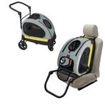 Draagbare Honden buggy + autostoel, Dieren en Toebehoren, Honden-accessoires