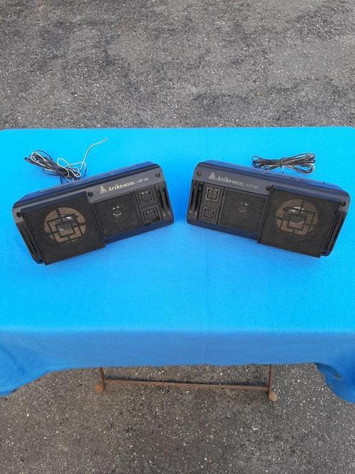 Set luidsprekers ACIKO ASP-104 radio speakerset muziekboxen, Autos : Divers, Haut-parleurs voiture, Utilisé, Enlèvement ou Envoi