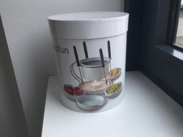 Chocoladefondue chocofun, compleet en in nieuwstaat. beschikbaar voor biedingen