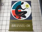 Originele Expo 58 by Richez 1958 affiche120-80 CM, Ophalen of Verzenden, Huis en Inrichting