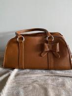Retro vintage handtas, Handtassen en Accessoires, Tassen | Damestassen, Ophalen, Zo goed als nieuw, Bruin, Handtas