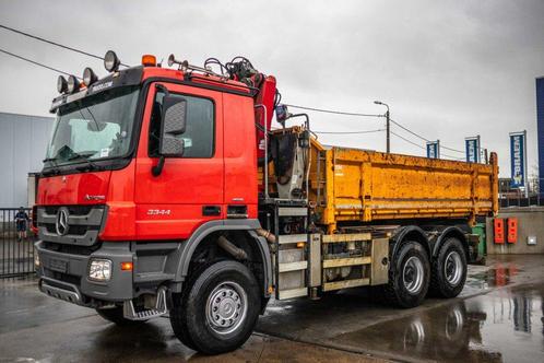 Mercedes-Benz ACTROS 3344 AK - HMF1643 Z2 (bj 2010), Auto's, Vrachtwagens, Bedrijf, Te koop, Airconditioning, Elektrische ramen