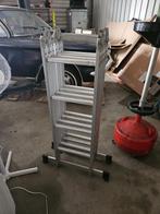 Aluminium ladder 4 delig, Ophalen, Zo goed als nieuw, Ladder, 4 meter of meer