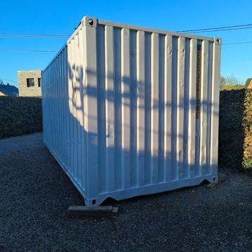 Zeecontainer 20ft - kleur grijs - Prima staat!!!, Enlèvement
