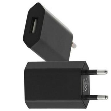 Universele USB Oplader - EU Stekker Adapter Lader Plug Zwart beschikbaar voor biedingen