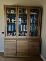 Vol teak dressoirkast en buffetkast, Ophalen, Zo goed als nieuw