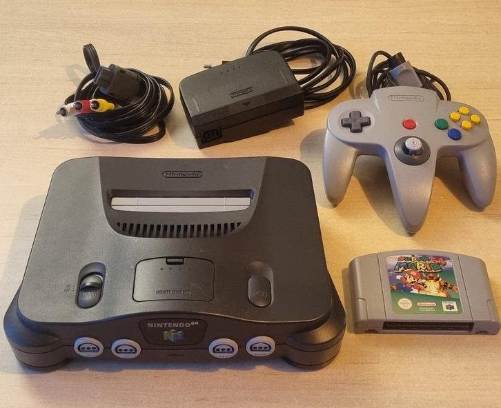 N64 Nintendo 64 Console + Controller + Super Mario 64 TESTED, Games en Spelcomputers, Spelcomputers | Nintendo 64, Zo goed als nieuw