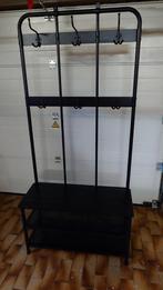 NIPÅSEN Kapstok en bank met schoenopberger, Huis en Inrichting, Ophalen, Overige typen, Zo goed als nieuw, Metaal