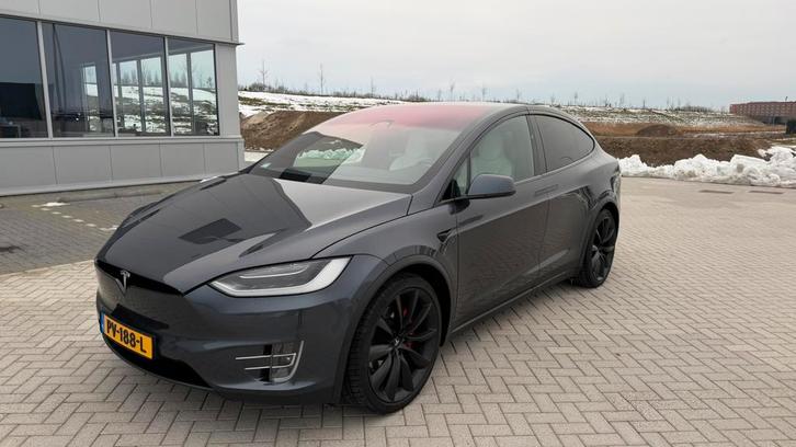 Tesla Model X P100D Performance Ludicrous 6p Premium MCU2, Auto's, Tesla, Particulier, Model X, 360° camera, 4x4, ABS, Achteruitrijcamera