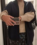 Mooie poncho maat 38, Kleding | Dames, Truien en Vesten, Blauw, Ophalen of Verzenden, Zo goed als nieuw, ANDERE