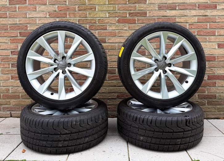 Jantes en alliage d'origine Audi A7, S7, RS7, A6 et A8 4G, Auto-onderdelen, Banden en Velgen, Velg(en), Zomerbanden, 19 inch, 255 mm