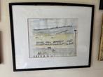 Aquarel "Heist aan Zee", Ophalen