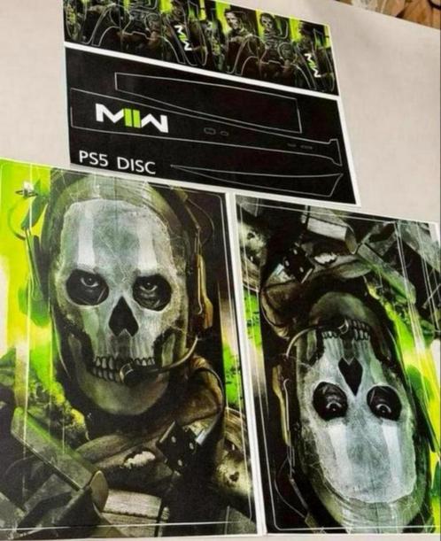 Sony Ps5 Playstation 5 STICKER set MWII Modern warfare cover, Games en Spelcomputers, Spelcomputers | Sony Consoles | Accessoires