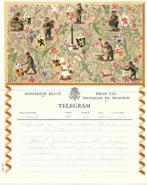 Télégramme belge - Année 1957, Envoi