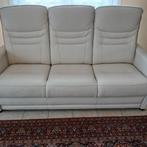 2 lederen zetels 3 + 2 zit, Huis en Inrichting, Ophalen