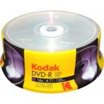 DVD-R Kodak 16x - 25 unités, Ophalen of Verzenden, Nieuw, Dvd, Kodak
