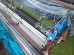 Sectionale poort 3.50 op 3.50, Doe-het-zelf en Bouw, Ophalen, Gebruikt