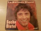 Disque vinyl 45 tours Sacha Distel le bateau blanc, CD & DVD, Comme neuf, Enlèvement ou Envoi, 1980 à 2000