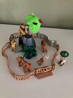 Playmobil leeuwen - en tijgerverblijf 6 dieren + verzorger, Ophalen of Verzenden