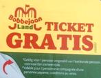Bobbejaanland 1+1, Tickets en Kaartjes