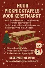 Verhuur picknicktafels voor elk evenement, Tuin en Terras, Picknicktafels, Ophalen, Hout