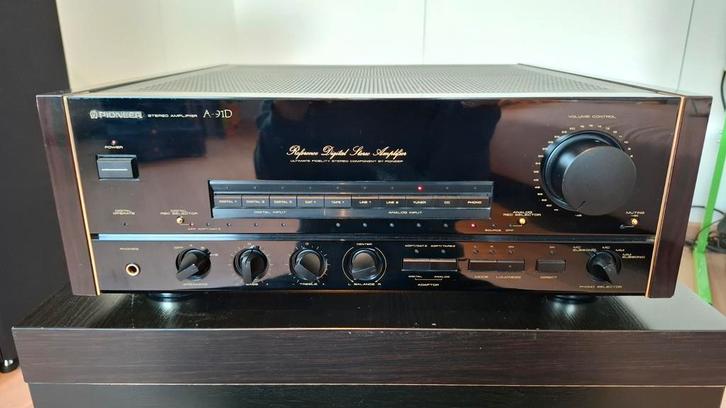 *** Pioneer A-91D geintegreerde versterker - urushi ***, Audio, Tv en Foto, Versterkers en Ontvangers, Gebruikt, Stereo, 120 watt of meer
