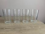 Set van 4 gebruikte glazen, Ophalen, Gebruikt, Waterglas