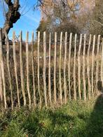 Tuinafscheiding - "schapenhek" - 24 meter, Jardin & Terrasse, Clôtures de jardin, Enlèvement, Utilisé, Bois, Porte du jardin