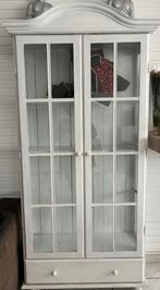 Vintage vitrine kast, Maison & Meubles, Armoires | Vitrines, Avec porte(s), 100 à 150 cm, 25 à 50 cm, 150 à 200 cm