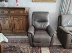 relaxzetel, Huis en Inrichting, Fauteuils, Ophalen, Zo goed als nieuw, Leer