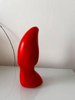 Beeldje rood 17cm handgemaakt, Verzamelen, Ophalen of Verzenden